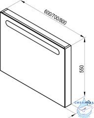 Зеркало Ravak Chrome 60 X000000968