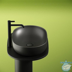  Раковина на столешницу 60 см Ceramicanova Element CN6047MDH (антрацит)