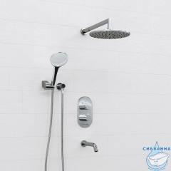 Душевая система Wasserkraft Berkel A174819 Thermo 250 1 режим (хром)