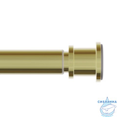 Карниз для ванной комнаты, 110-200 см, золотой матовый, Elegante, IDDIS, RSG0120i14