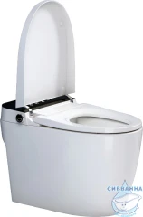 Унитаз приставной безободковый SantiLine SL-5034 с сиденьем Soft Close (микролифт)