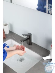 Смеситель для раковины Frap F1062-9 (оружейная сталь)