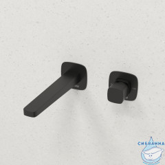 Встраиваемый смеситель для раковины Wasserkraft A9151.315 (черный матовый)