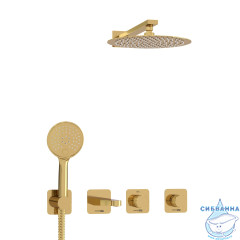 Душевая система Wasserkraft 250 1 режим A7651.304.305.183.208.280.197.207 (золото глянцевое)
