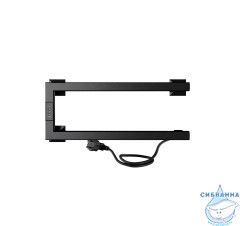 Полотенцесушитель электрический Indigo Nix (с таймером) 20х50 черный муар (с возможностью скрытого подключения, подключение R)