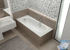 Чугунная ванна Универсал Грация 170х70 №303 без ножек (с дефектом)