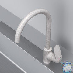 Смеситель для кухни AM.PM Like F8007133 (белый камень)