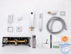 Смеситель ABBER Daheim AF8230 для ванны скрытого монтажа, хром