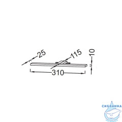 Светильник настенный JACOB DELAFON Struktura EB1224-NF