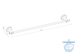 Полотенцедержатель Damixa Scandi Pro HASP346400
