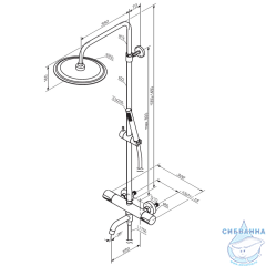 Душевая система Damixa Scandinavian Pure 936810000 (хром)
