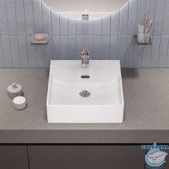 Умывальник накладной/подвесной, белый глянцевый, Bild, IDDIS, BILWS42i27