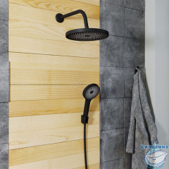 Лейка для душа, черная, SpaHome, IDDIS, SPA3F0Bi18