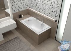 Чугунная ванна Универсал Каприз 120х70 с ножками