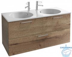  Тумба Jacob Delafon Odeon Rive Gauche 120 дуб табак с раковиной Odeon Rive Gauche 120