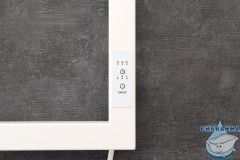 Полотенцесушитель электрический Сунержа Этюд R 49х105 (с возможностью скрытого подключения) (белый матовый)