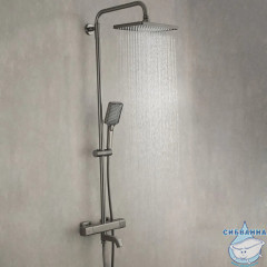 Душевая система Gappo G2491-9 280 1 режим (оружейная сталь)