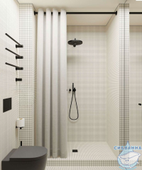 Полотенцесушитель электрический  Wonzon&Woghand Hamburg 47х57 WW-AL313-MB (с возможностью скрытого подключения, подключение универсальное) (черный матовый)