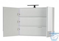 Шкаф-зеркало Aquanet Нота 90 белый 165371
