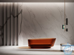 Ванна из полиэфирной смолы ABBER Kristall 170х80 AT9706Opal коричневая