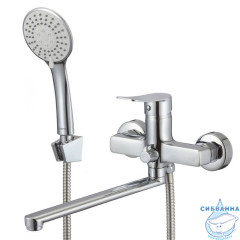 Смеситель для ванны, глянцевый хром, Demi, Milardo, DEMSB02M02