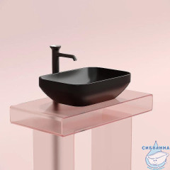  Раковина на столешницу 50 см Ceramicanova Element CN6055MB (черный матовый)