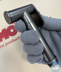 Встраиваемый смеситель с гигиеническим душем Timo Saona 2389/18SM (черное золото)