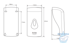Дозатор для жидкого мыла Bemeta Hotel 121109036 