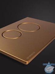 Кнопка смыва Charus Robusto FP.330.BC.05 брашированная медь