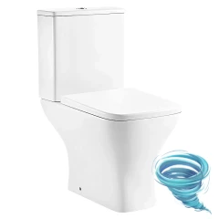 Унитаз напольный безободковый Azario Nigel с бачком и сиденьем Soft Close (микролифт) AZ-55T