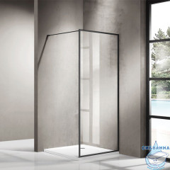 Walk-in Azario Richmond 90 профиль черный, стекло прозрачное AZ-NAG 6310 900 Black	
