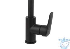 Смеситель кухни Aquatek Вега AQ1082MB (черный матовый)