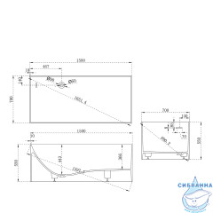 Ванна из искусственного камня ABBER Stein 150x70 AS9640-1.5