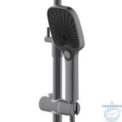 Душевая система Azario Conda 250 1 режим AZ-K2411GR (графит)