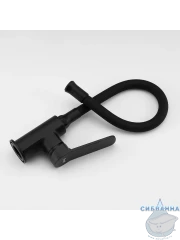 Смеситель кухни Frap F4462 (черный матовый)