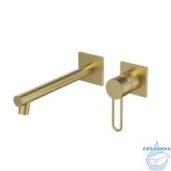 Встраиваемый смеситель для умывальника, золото матовое, Duna, IDDIS, DUNMG00i65