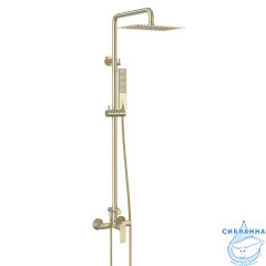 Душевая система Lemark Ursus 300 1 режим LM7260BG (брашированное золото)