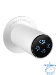 Полотенцесушитель электрический  Wonzon&Woghand Dortmund 58х71 WW-A364-MW (с возможностью скрытого подключения, подключение универсальное) (белый матовый)