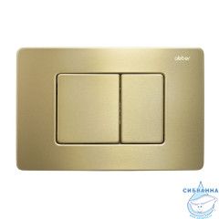 Комплект подвесной унитаз ABBER Bequem AC1100 белый с инсталляцией AC0105 и кнопкой AC0120MMG золото матовое