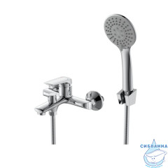 Cмеситель для ванны, хром глянцевый, Макс (Maks), Milardo, MAKSB00M02