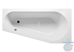 Ванна акриловая Riho Delta L Plug&Play с панелью и опорой 160x80