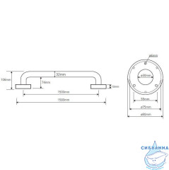 Поручень Bemeta Help 301101502