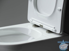 Унитаз подвесной безободковый Ceramicanova Metropol Rimless CN4002 с сиденьем быстросъемным Soft Close (микролифт)