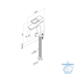 Смеситель для умывальника, черный матовый, Bild, IDDIS, BILBL00i01