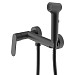 Смеситель с гигиеническим душем Azario Alanti AZ-K2532B (черный матовый)