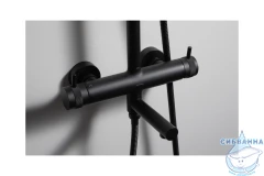 Душевая система Allen Brau Priority 300 1 режим 296346 (черный матовый)