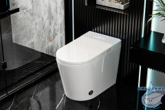 Унитаз приставной Abber Bequem AC1117S с сиденьем Soft Close (микролифт) (белый)