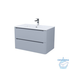 Тумба с умывальником, подвесная, 80 см, светло-серый, Edifice, IDDIS, EDI80L0i95K  подходит умыв. 0108000i28