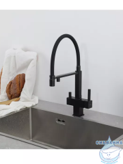 Смеситель для кухни Gappo G4395-56 (черный матовый)