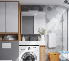 Зеркало-шкаф Акватон Лондри 80 1A267202LH010